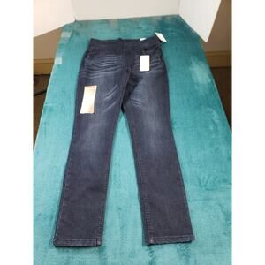 Recreation Jeans Sz Small Womens Blue Pants Stretch Mid Rise Ankle Pull on NWT
